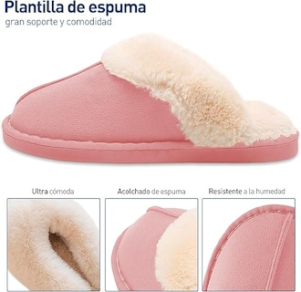 Foto 2 | Foto 2 | Pantuflas Unisex Rosas Bluelander para Adultos