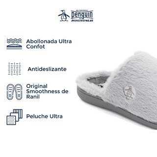 Foto 4 | Foto 4 | Pantufla Original Penguin Style Nia Gris Para Dama