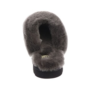 Foto 6 | Foto 6 | Zapatilla Ugg Cozy De Punto Negro Para Mujer Con Piel De Oveja, Talla 12 - Venta Internacional.
