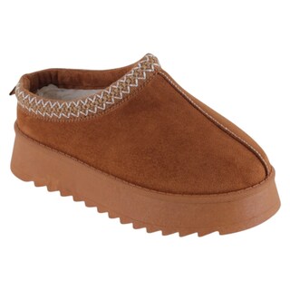 Foto 1 | Foto 1 | Pantuflas Exterior Gamuza Color Café Para Mujer De Rbbasics