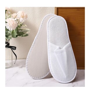 Foto 2 | Foto 2 | Pantuflas Desechables 28 X 11 Cm Blancas 20 Pares