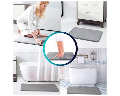 Foto 7 | Foto 7 | Tapete de Baño Bluelander color Gris