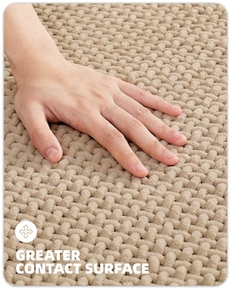 Foto 3 | Foto 3 | Alfombra De Baño Color&geometry, Felpilla, Color Beige, 40 X 60 Cm, Absorbente - Venta Internacional.