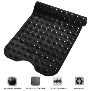 Foto 5 | Foto 5 | Alfombra de Bañera Linoows Negro 100 X 40 cm - Venta Internacional