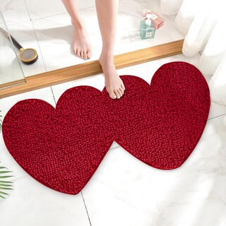 Foto 2 | Foto 2 | Alfombras Anydesign con Doble Corazón Rojo - Venta Internacional