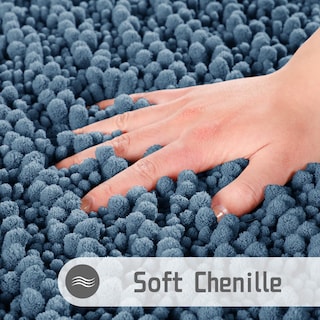 Foto 2 | Foto 2 | Alfombra de Baño Yimobra Larga Azul 112 x 61 cm Absorbente - Venta Internacional