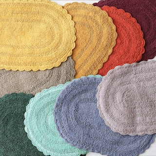 Foto 6 | Foto 6 | Tapete de Baño Dii Crochet Collection Reversible- Venta Internacional