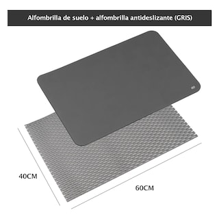 Foto 3 | Foto 3 | Par Tapete Baño De Piedra De Diatomeas Secado Ultra Rápido Eo Safe Imports Esi-18869 Gris