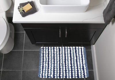 Foto 4 | Foto 4 | Tapete de Baño Dii Ultra Suave de Chenilla 21 X 34 cm Azul - Venta Internacional