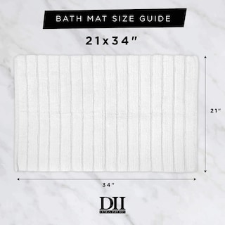 Foto 6 | Foto 6 | Tapete de Baño Dii Ultra Suave de Chenilla 21 X 34 cm Azul - Venta Internacional