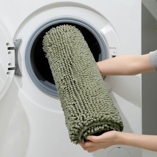 Foto 6 | Foto 6 | Alfombras De Baño Homeideas  3 Piezas  Ultrasuaves Y Antideslizantes (verde Salvia) - Venta Internacional.