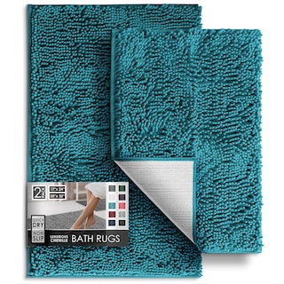 Foto 1 | Foto 1 | Tapetes para Baño Azul Hearth & Harbor 2 Piezas - Venta Internacional