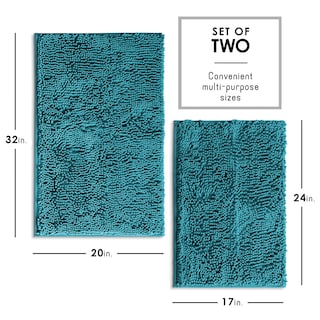 Foto 3 | Foto 3 | Tapetes para Baño Azul Hearth & Harbor 2 Piezas - Venta Internacional