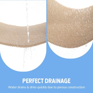 Foto 6 | Foto 6 | Alfombrilla De Bañera Antideslizante Hargiis De Secado Rápido Para Bañera Color Beige - Venta Internacional.