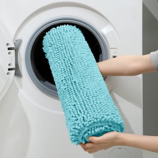 Foto 6 | Foto 6 | Alfombras De Baño Homeideas 3 Piezas Ultrasuaves Y Antideslizantes (azul) - Venta Internacional.