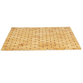Foto 1 | Foto 1 | Alfombra De Baño Mind Reader Madera Rayón Color Marrón Bambú 60 X 42 Cm - Venta Internacional.