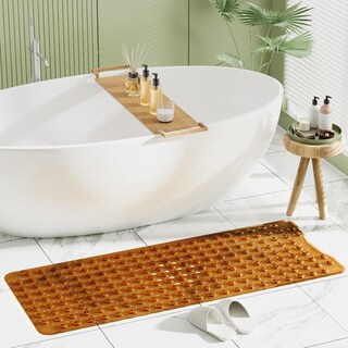 Foto 7 | Foto 7 | Alfombrilla De Ducha Amazerbath Antideslizante Con Ventosas 100 X 40 Cm Transparente - Venta Internacional.