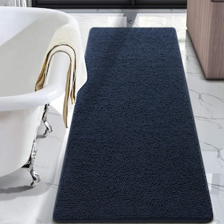Foto 1 | Foto 1 | Alfombra De Baño Lochas Luxury Shaggy De 60 X 150 Cm Color Azul Marino - Venta Internacional.