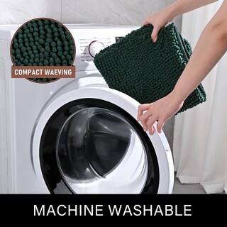 Foto 6 | Foto 6 | Alfombra De Baño Lochas Luxury Shaggy 60 X 150 Cm Color Verde Cazador - Venta Internacional.