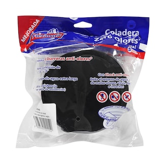 Foto 4 | Foto 4 | Coladera Universal Negra Con Rejilla De Abs, Tapa Higiénica Negra Y Check Anti-olores