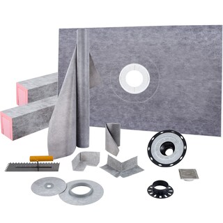 Foto 1 | Foto 1 | Kit De Bordillos De Ducha Vevor, 48 X 72, Hermético, Con Brida Y Rejilla De Pvc - Venta Internacional.