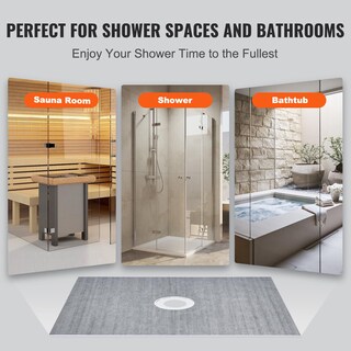 Foto 6 | Foto 6 | Kit De Bordillos De Ducha Vevor 48 X 60 Cm Con Membrana Impermeable - Venta Internacional.