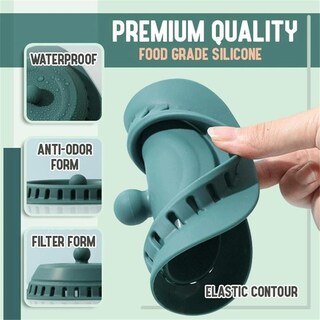 Foto 2 | Foto 2 | Almohadilla Filtrante De Desodorante Antiobstrucción De Silicona Para Lavabo De Baño - Venta Internacional.