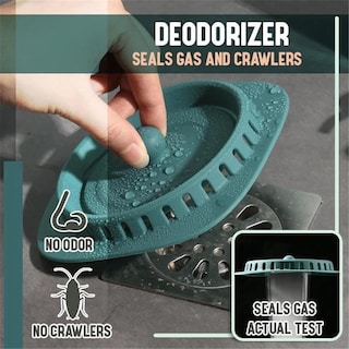 Foto 4 | Foto 4 | Almohadilla Filtrante De Desodorante Antiobstrucción De Silicona Para Lavabo De Baño - Venta Internacional.