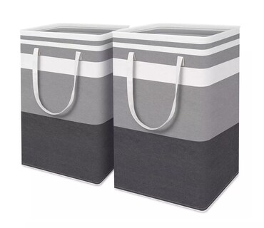 Foto 1 | Foto 1 | Cesto de Ropa Belug color Gris 2 Piezas