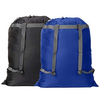 Foto 2 | Foto 2 | Venta Internacional- Paquete 2 Bolsas Lavandería Extra Grande Tipo Mochila 27'' X 34'' Resistente y Durable