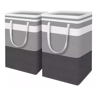 Foto 1 | Foto 1 | Cesto de Ropa Eo Safe Imports Gris 2 Piezas