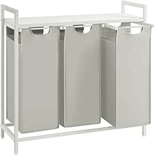 Foto 4 | Foto 4 | Cesto Para Ropa Sucia Vasagle Con 3 Bolsas De Tela Oxford De 38 L, Color Blanco
