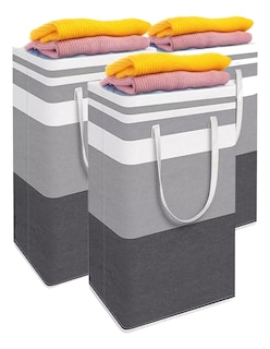 Foto 2 | Foto 2 | 3 Pz Cesto Grande Para Ropa Sucia Y Lavandería Plegable + Termo De Agua De Regalo Güish