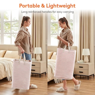 Foto 5 | Foto 5 | Cesto de Ropa Lifewit 2 Unidades Piezas Rosas - Venta Internacional