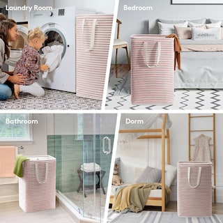 Foto 7 | Foto 7 | Cesto de Ropa Lifewit 2 Unidades Piezas Rosas - Venta Internacional