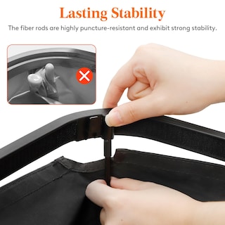 Foto 2 | Foto 2 | Cesta De Lavandería Lifewit De 100 Litros Con Tapa, Asas Y Bolsa Extraíble - Venta Internacional.