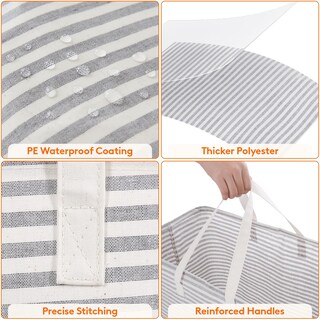 Foto 6 | Foto 6 | Cesto De Ropa Lifewit, Grande, Plegable, 2 X 125 L, Impermeable - Venta Internacional.