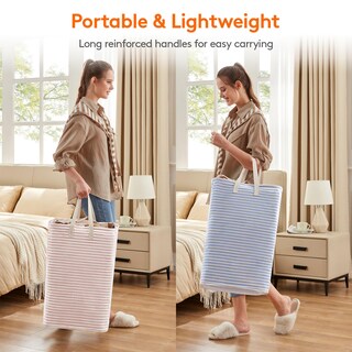 Foto 5 | Foto 5 | Cesto De Ropa Lifewit, Grande, Plegable, Paquete De 2 Unidades, 160 L, Rosa Y Azul - Venta Internacional.
