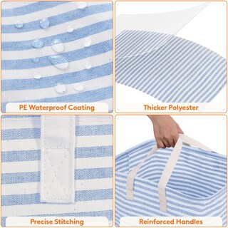 Foto 6 | Foto 6 | Cesto De Ropa Lifewit, Grande, Plegable, Paquete De 2 Unidades, 160 L, Rosa Y Azul - Venta Internacional.
