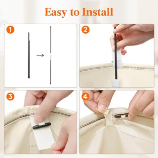 Foto 3 | Foto 3 | Cesto De Ropa Lifewit Doble Con Tapa Y 2 Bolsas De 136 L, Color Blanco Y Negro - Venta Internacional.