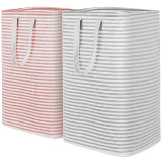 Foto 1 | Foto 1 | Cesto De Ropa Lifewit, Grande, Plegable, 80 L, Paquete De 2, Gris Y Rosa - Venta Internacional.
