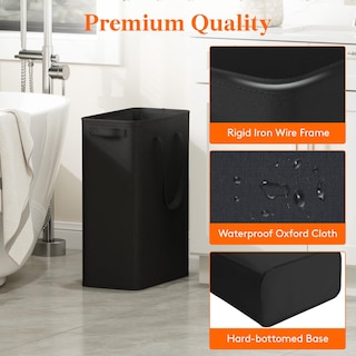 Foto 6 | Foto 6 | Cesto De Ropa Lifewit, 50 L, 2 Unidades, Delgado, Con Asas, Negro - Venta Internacional.