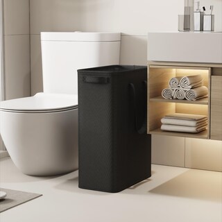 Foto 7 | Foto 7 | Cesto De Ropa Lifewit, 50 L, 2 Unidades, Delgado, Con Asas, Negro - Venta Internacional.