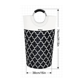 Foto 3 | Foto 3 | 2*cesta De Ropa Plegable Para Ropa Sucia Gran Capacidad 82l Belug, Color Negro