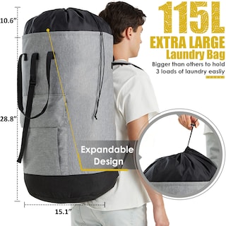 Foto 2 | Foto 2 | Mochila De Lavandería 115 L Resistente Para La Universidad - Venta Internacional.