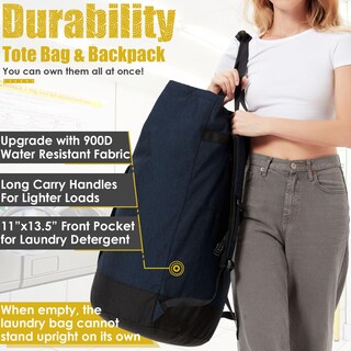 Foto 3 | Foto 3 | Mochila De Lavandería 115 L Resistente Para La Universidad - Venta Internacional.