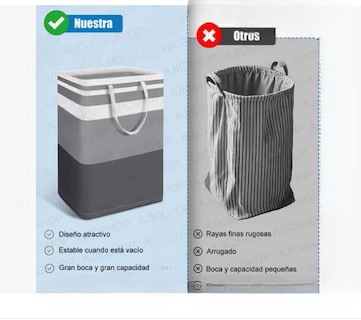 Foto 4 | Foto 4 | Cesto Grande Para Ropa Sucia