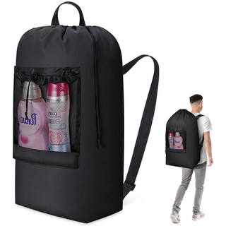 Foto 1 | Foto 1 | Bolsa De Lavandería Lifewit 90 L Con Correas Para Los Hombros Y Bolsillo De Malla - Venta Internacional.