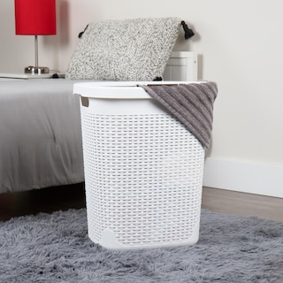 Foto 2 | Foto 2 | Cesto De Ropa Mind Reader Slim Para Ropa 50 L Blanco - Venta Internacional.