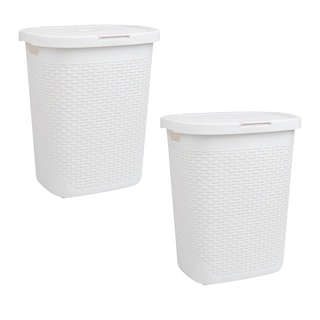 Foto 7 | Foto 7 | Cesto De Ropa Mind Reader Slim Para Ropa 50 L Blanco - Venta Internacional.